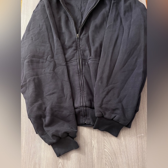 Men's Black Zip-Up Hoodie YZY for Gap . - Picture 2 of 4